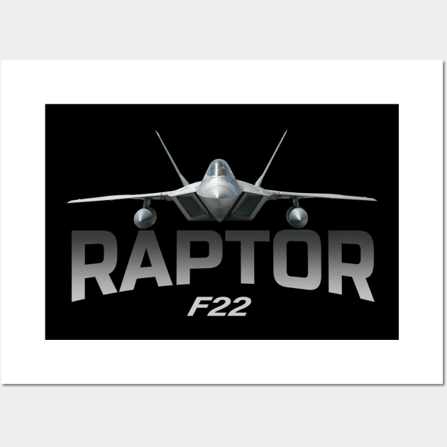 F-22 Raptor Jet Fighters Wall Art by Jose Luiz Filho